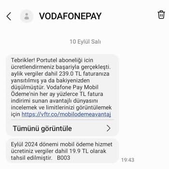 Portutel Aboneliğimin İptal Edilmesini Talep Ediyorum