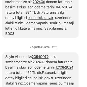 İSKİ Haddinden Fazla Su Faturası