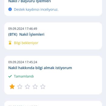 TurkNet Nakil İşlemi Problemi