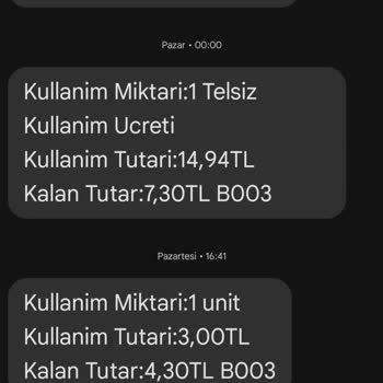 Vodafone'dan Anlamsız ve Haksız Kesintiler