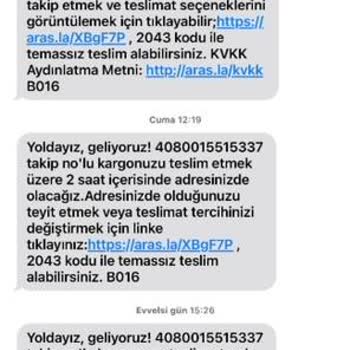 Aras Kargo'nun Sorumsuz Ve Eğitimsiz Personeliyle Yaşanan Mağduriyet