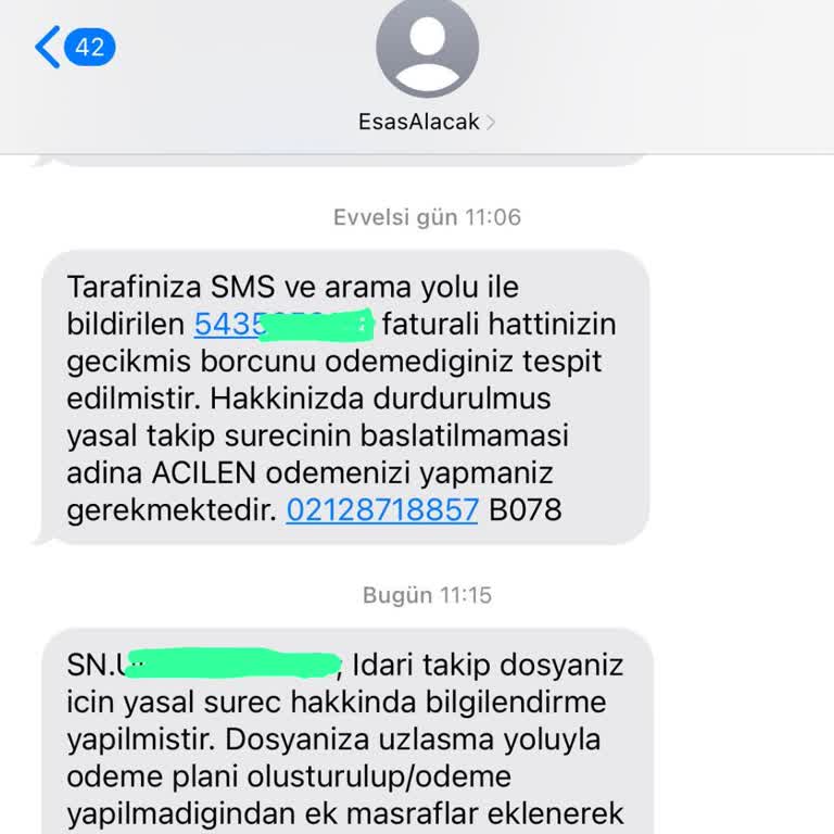 20 Yıllık Belirsiz Borç İddiası ile Sürekli Rahatsız Edilme