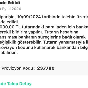 Dolap Hizmet Bedeli Ürün İadesinde Geri Vermiyor Usulsuz İşlem