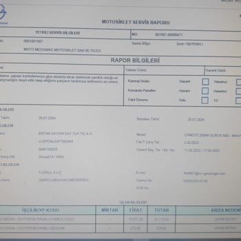 Mondial Motor Motor Arızası Ve Müşteri Hizmetleri Şikayeti