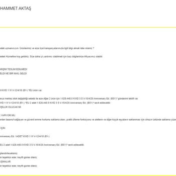 Karcher Türkiye Online Da 43 Gündür Bekleyen Sipariş