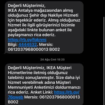 Antalya IKEA Pişmanlıktır Ürün İadesi Sağlanmıyor Kimse İlgilenmiyor