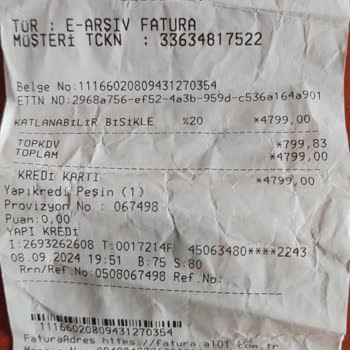 A101 Ayıplı Mal Ve Ürünün Arkasında Durmaması