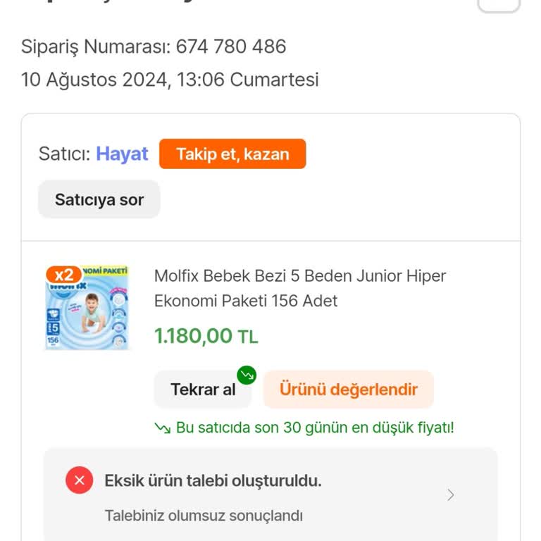 Hepsiburada Sitesinden Şikayetçiyim. Çözüm Üretemeyen Bir Site.