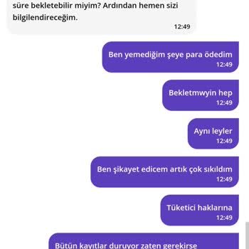 Getir Ödediğim Ürünü Getirmiyor!