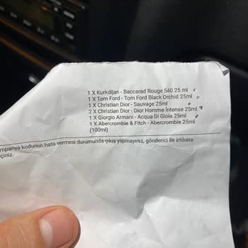 John Lucas Fragrances Eksik Sipariş Gönderimi