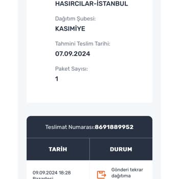Trendyol Siparişimde Kargo Sorunu Ve Çalışan Davranışı