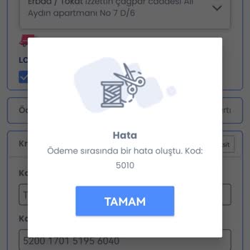 LCW 5010 Hata Kodu Veriyor Alışveriş Yapamıyorum