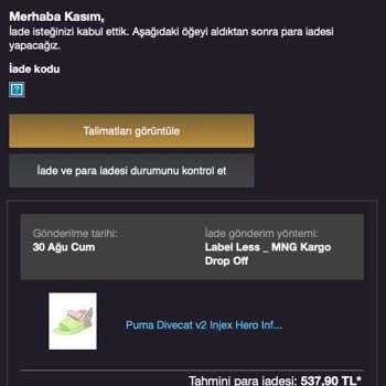 Amazon Türkiye'den Aldığım Puma Sandaletin Kalitesizliği Ve İade Sorunu