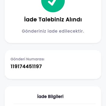 Byelha Fashion İade Olmasına Rağmen Kabul Edilmemesi