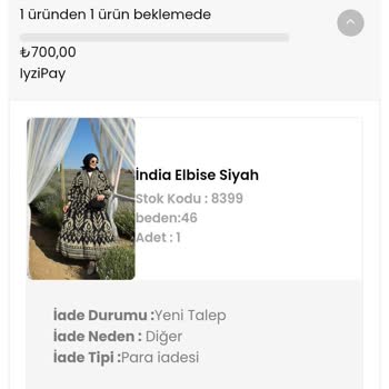 Byelha Fashion İade Olmasına Rağmen Kabul Edilmemesi
