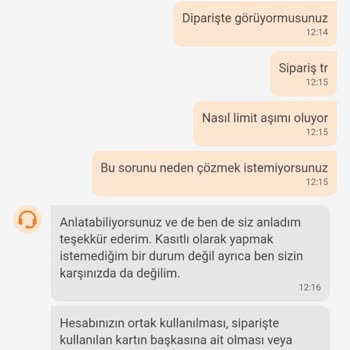 Trendyol Siparişimi Rızam Dışında İptal Etti.