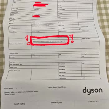 Dyson V15 Süpürge Tamir Süreci Ve Hizmet Kalitesi Hakkında Sorunlar
