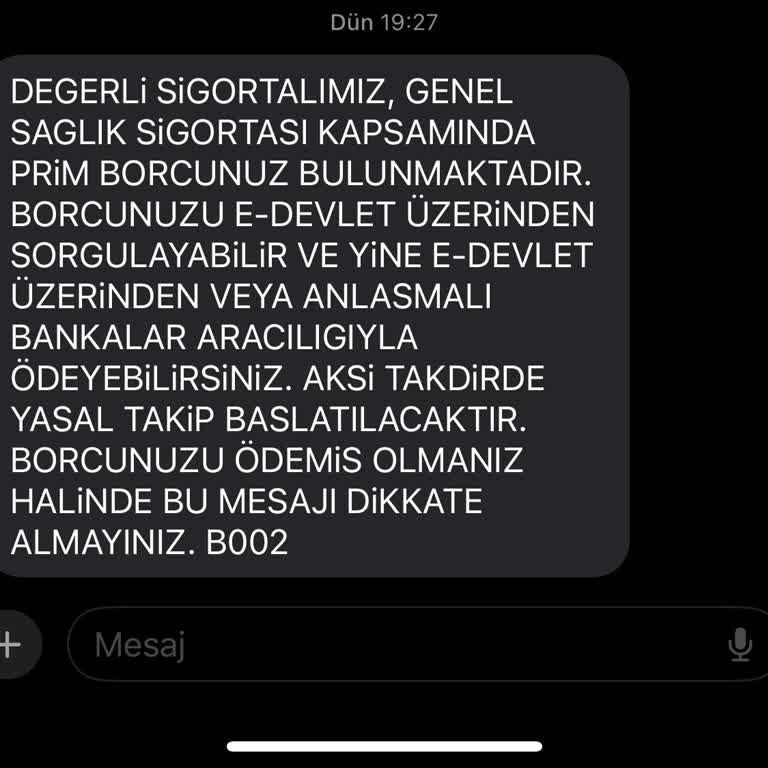 SGK Prim Borcu Şikayet Var