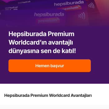 Hepsiburada'nın Premium Kartının Reklamda Belirtilen Özelliği Olmaması.