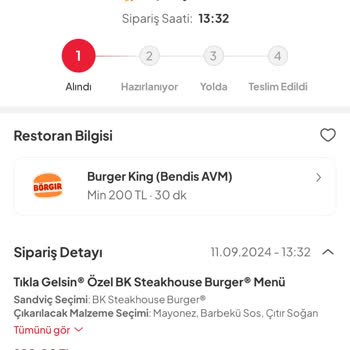 Tıkla Gelsin. Edirne Keşan Bendis AVM Burger King