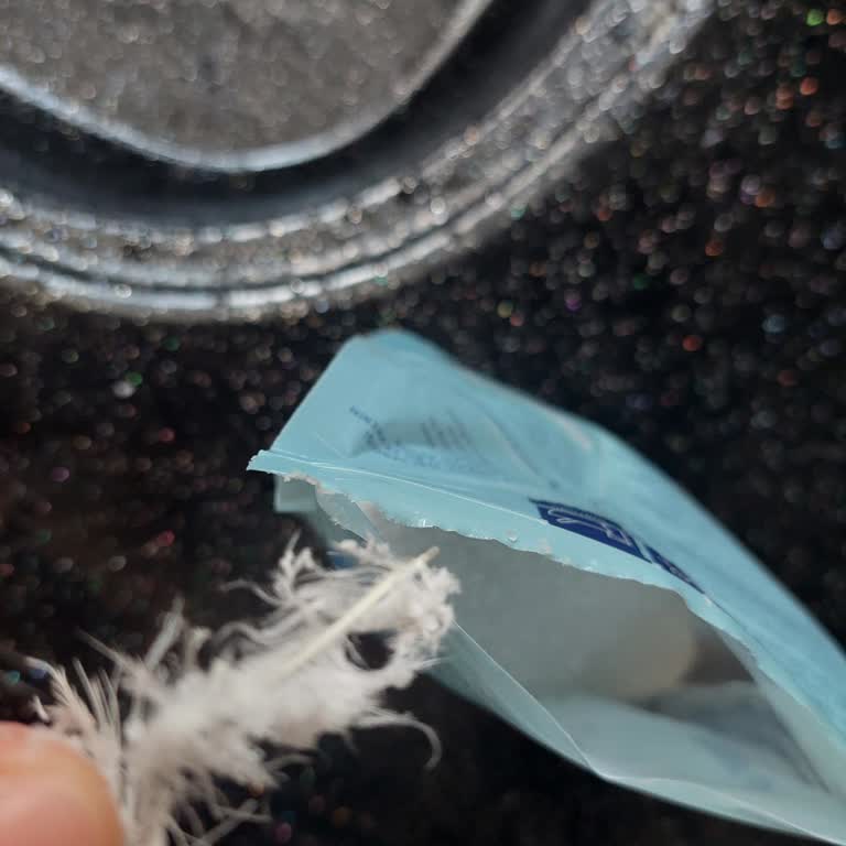 Mayi Tuz Paketin İçinden Çıkan Kuş Tüyü Vb.