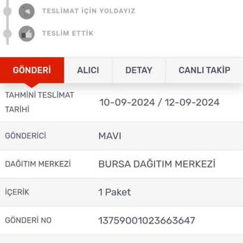 Kargomsende Dağıtıma Çıkarmıyor. Teslimat Sağlamıyor