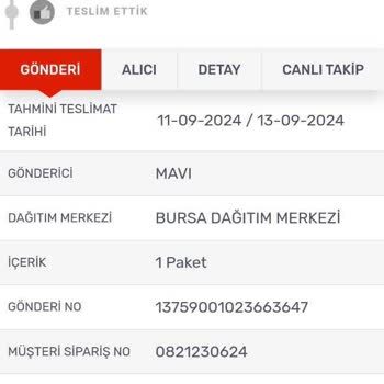 Kargomsende Dağıtıma Çıkarmıyor. Teslimat Sağlamıyor
