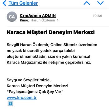 Karaca Züccaciye Yedek Parça Temini
