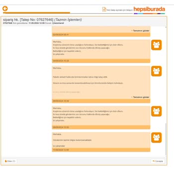 Hepsiburada İşOrtağım Hepsi İşortağım Ve Hepsijet Kayıp Kargo