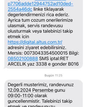 Kurulum Randevusu ve Müşteri Hizmetleri Sorunu