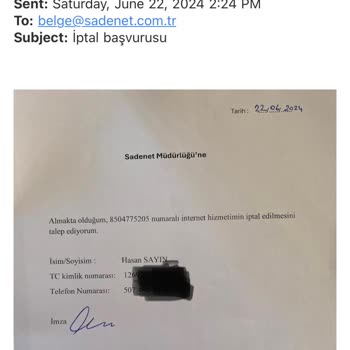 Sade Net Abonelik İptal