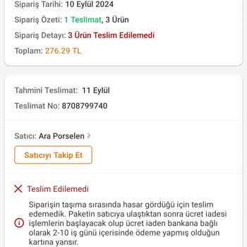 Trendyol Sipariş İptali Ve Çağrı Merkezi Deneyimi