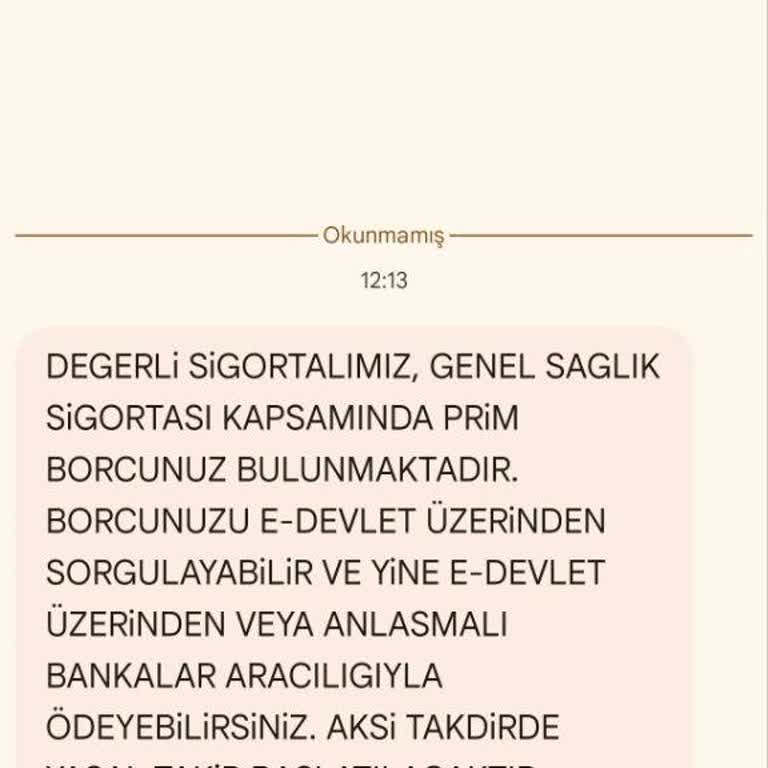 SGK GSS Primi Çalışmayan Vatandaşlardan Para İstiyor Kesiyor