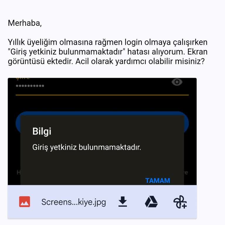 Tod TV "Giriş Yetkiniz Bulunmamaktadır" Hatası