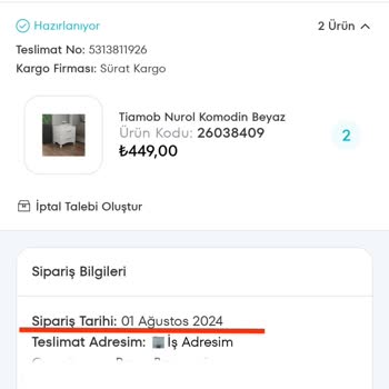 A101 Tiamob Teslim Edilmeyen Ürün