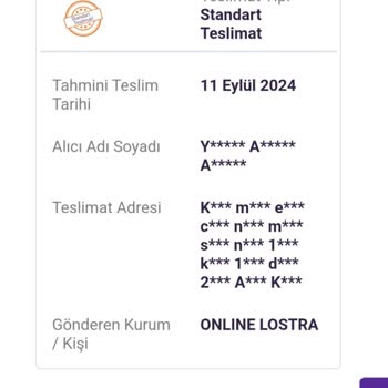 Online Lostra Ayakkabılarımı Yanlış Bir Adrese Gönderdi. Kayıp