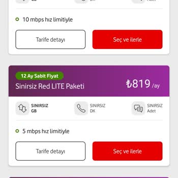 Vodafone Paket Fiyatlarındaki Büyük Artış