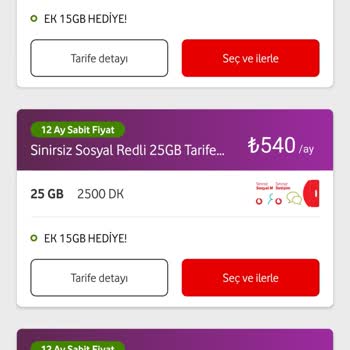 Vodafone Paket Fiyatlarındaki Büyük Artış