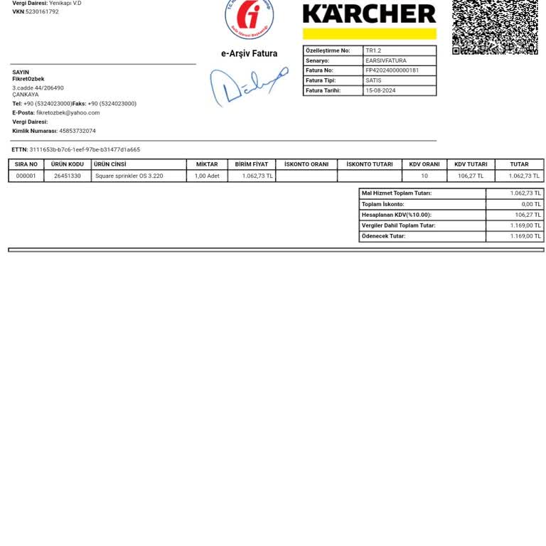 Karcher İade Ve Görüşememe Sorunu