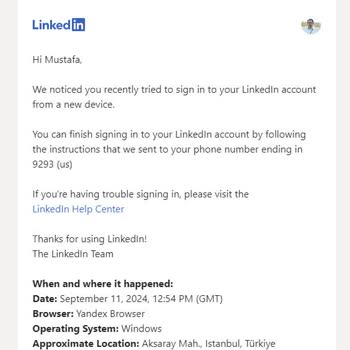 Linkedin De Şifrem Çalındı. Çözüm Bulunmuyor