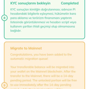 Pi Network 9. Aşama Onaylanmadı