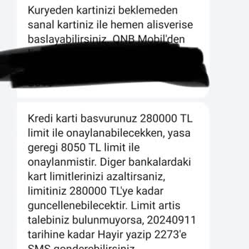 QNB Finansbank'ta Kredi Kartı Limit Problemi Ve Müşteri Hizmetleri Sorunu