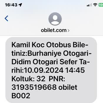 Pamukkale Turizm Pamukkale Bilet İptali