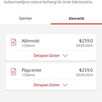 Onayım Olmadan Playcenter Vizyon Elektronik Hattından Para Kesildi