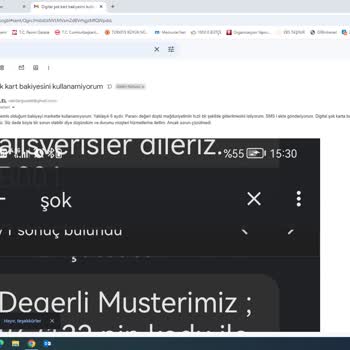 Şok Market Dijital Kart Bakiyesini 7 Aydır Kullanamıyorum.