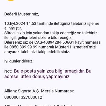 Allianz Sigorta Allianz Ve Otogong'un Ödeme Gecikmesi Mağduriyet Yaratıyor