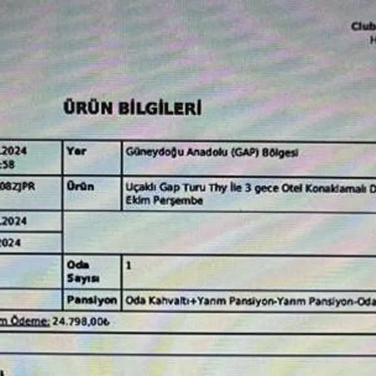 Jolly Tur Seyahat İptali Şikayeti