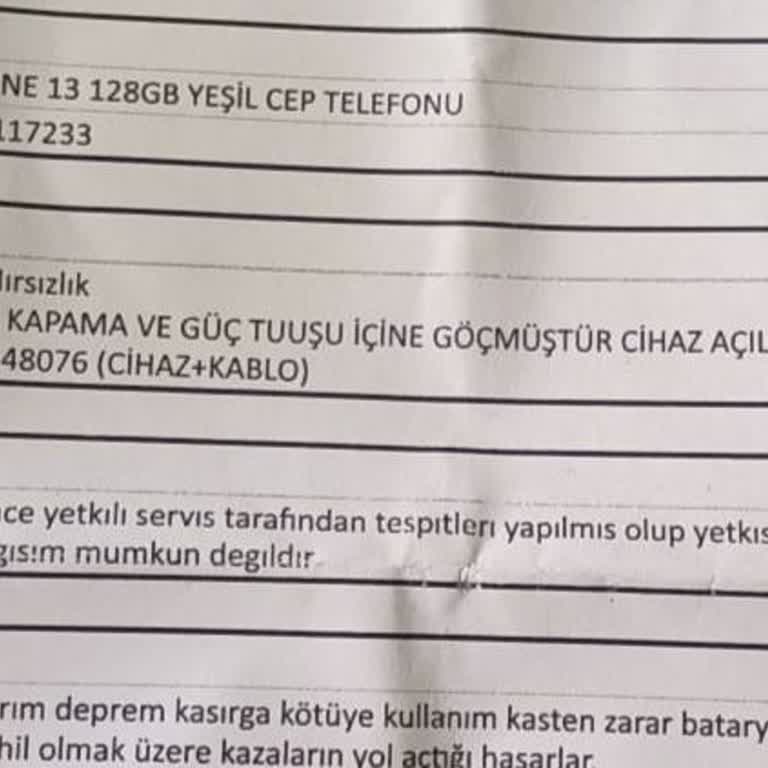 iPhone Apple Yetkisiz İşlem Mağduriyeti