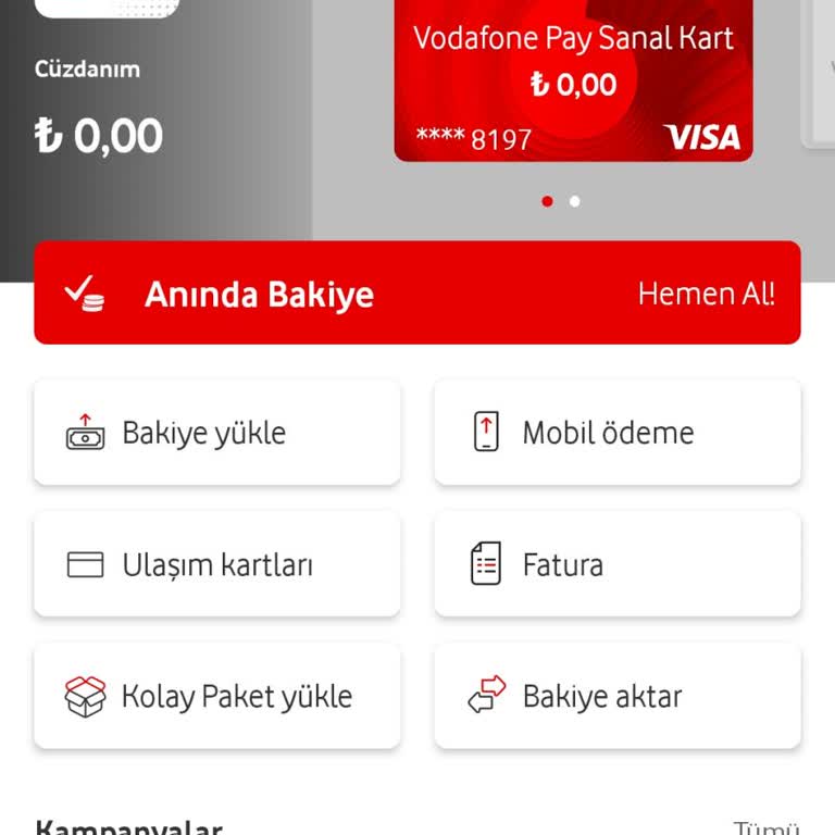 Vodafone Pay Vodafone 750 TL Yalanı
