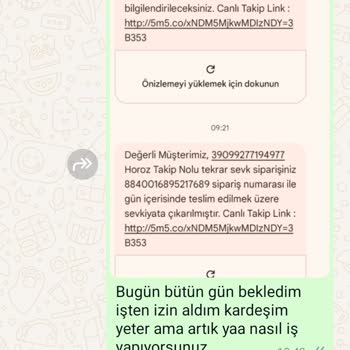 Horoz Lojistik Kargo Firmasının Teslimat Yetersizliği